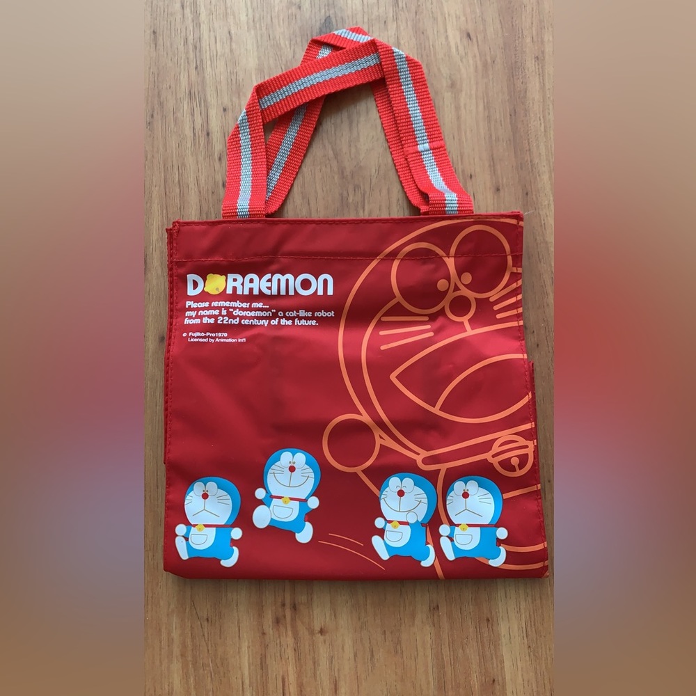 Brand new vintage Doraemon small tote